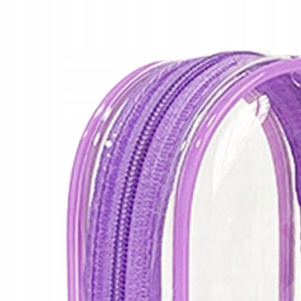Fuchsiafarbene Torfminiatur aus PVC zur Aufbewahrung von Puppen und Figuren mit Brelok