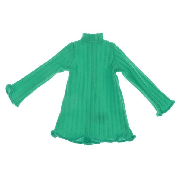 Maglia Verde a Maniche Lunghe per Bambole in Scala 1/6 - Accessorio Moda
