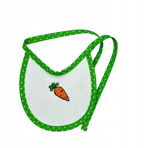 Śliniak z marchewką dla lalki 36-38 cm