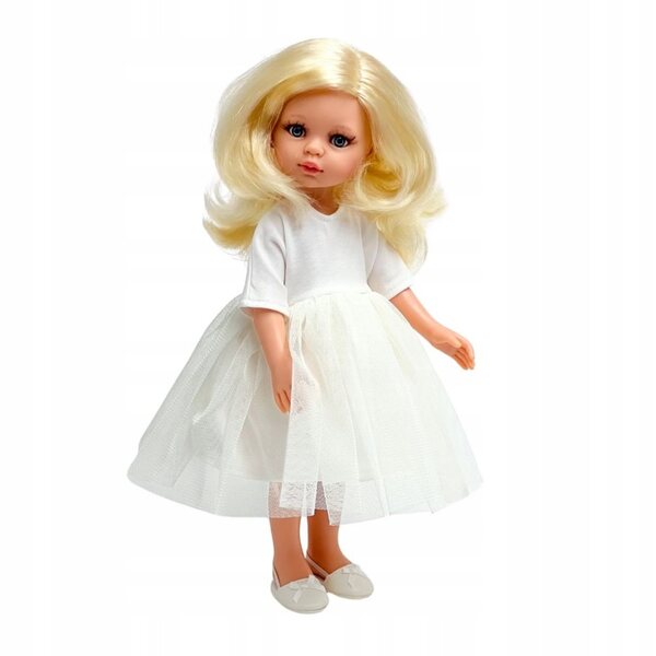 Ecrufarbenes Tüllkleid für Paola Reina 32 cm Puppen – elegantes Kleid