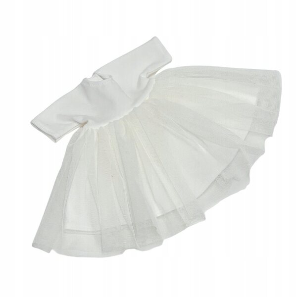 Ecrufarbenes Tüllkleid für Paola Reina 32 cm Puppen – elegantes Kleid