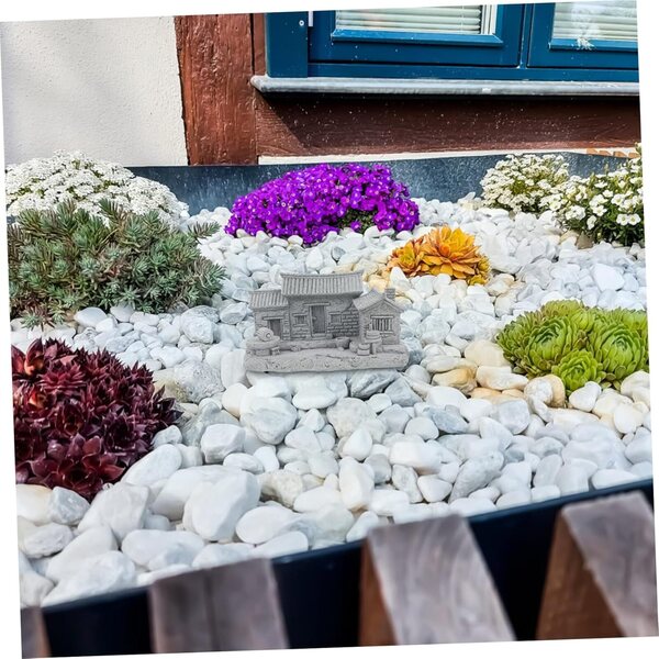 Casa Miniatura Cinese per Micro Paesaggi Bonsai - Decorazione Giardino Fai da Te