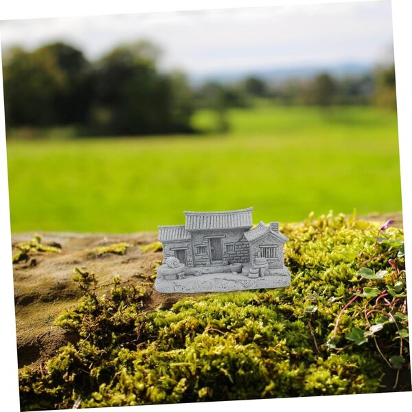 Casa Miniatura Cinese per Micro Paesaggi Bonsai - Decorazione Giardino Fai da Te