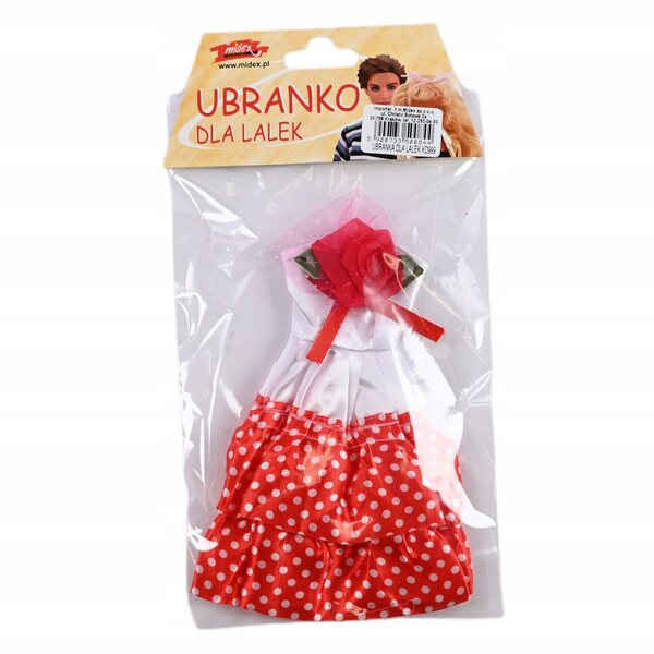 Abito per bambola Barbie a pois - varie fantasie, adatto per bambole da 30 cm