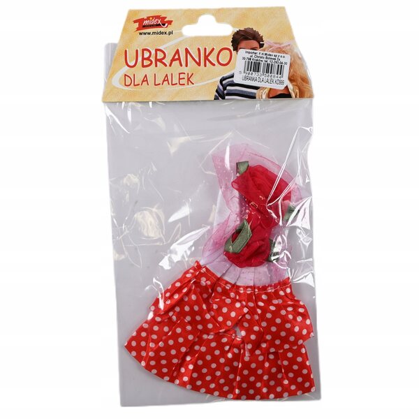 Abito per bambola Barbie a pois - varie fantasie, adatto per bambole da 30 cm