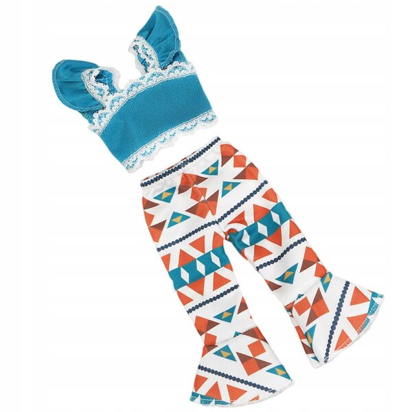 Elegante Kleidung für 14,5-Zoll-Puppen – Komplettset aus Stoff