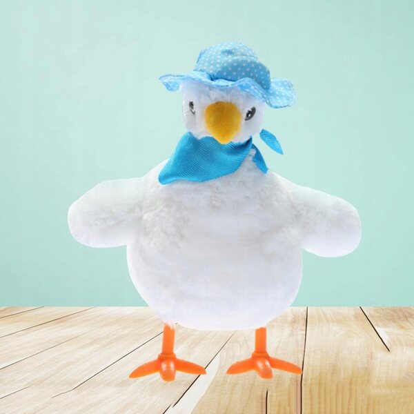 Giochi interattivi: pollo di peluche elettrico che canta e depone uova