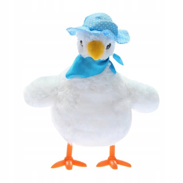 Giochi interattivi: pollo di peluche elettrico che canta e depone uova