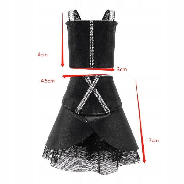 Handgefertigtes Kleidungsset für 30-cm-Puppen mit eleganten Röcken und Kleidern
