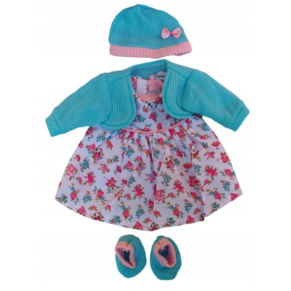 Vestiti per bambole 40 cm con vestito e accessori eleganti e facili da indossare