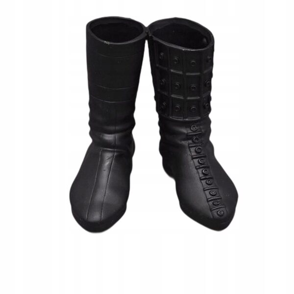1/6 Miniaturschuhe für 12-Zoll-Figuren, hohe Stiefel aus PP-Material