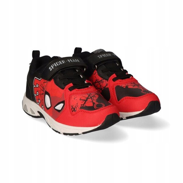 Scarpe LED Spider-Man Red Vibe per Bambini Taglia 27 - Luci Lampeggianti