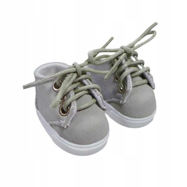 5x3x3,5cm graue weiche Stoff-BJD-Puppenschuhe, handgefertigt