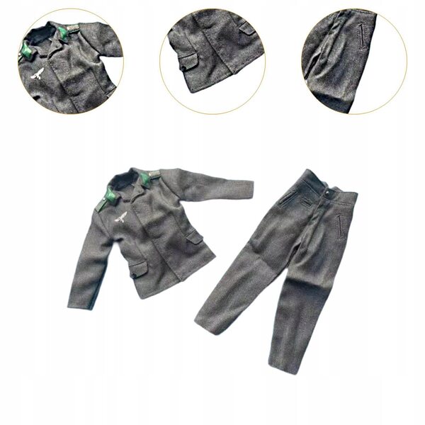 1/6 Kleidung für männliche Actionfiguren: Stoffjacke und Hose