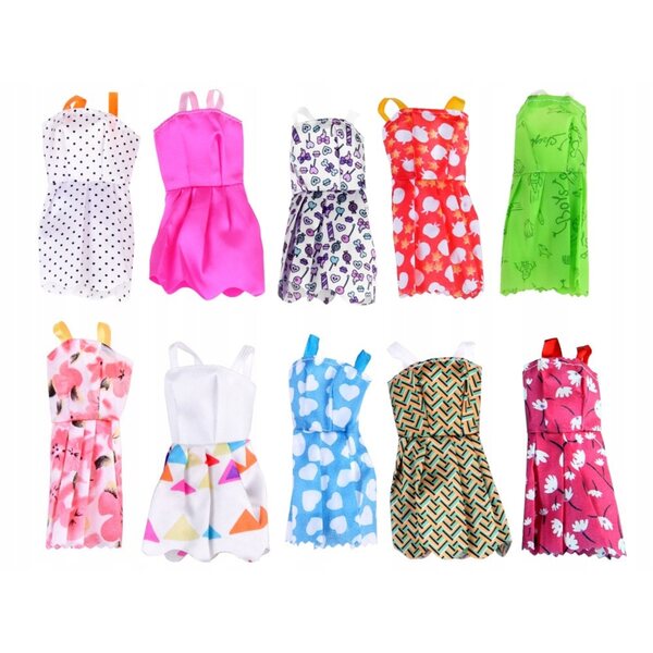 Komplettes Set aus Kleidung, Schuhen und Accessoires für Barbie 3+ Puppen