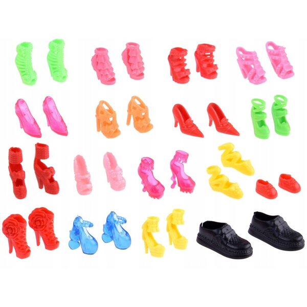 Komplettes Set aus Kleidung, Schuhen und Accessoires für Barbie 3+ Puppen