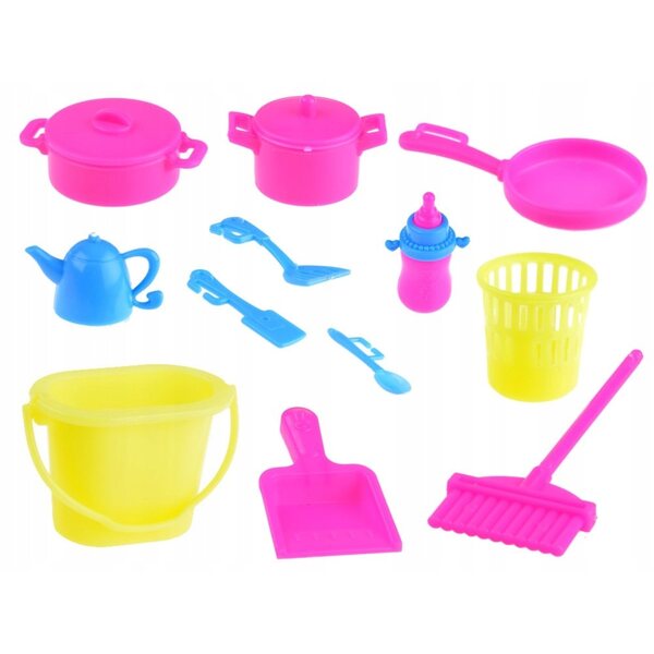 Komplettes Set aus Kleidung, Schuhen und Accessoires für Barbie 3+ Puppen