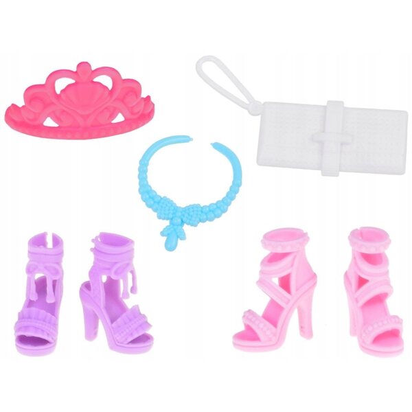Modisches Puppenkleidungsset mit Kleidung, Schmuck und Accessoires ZA5413
