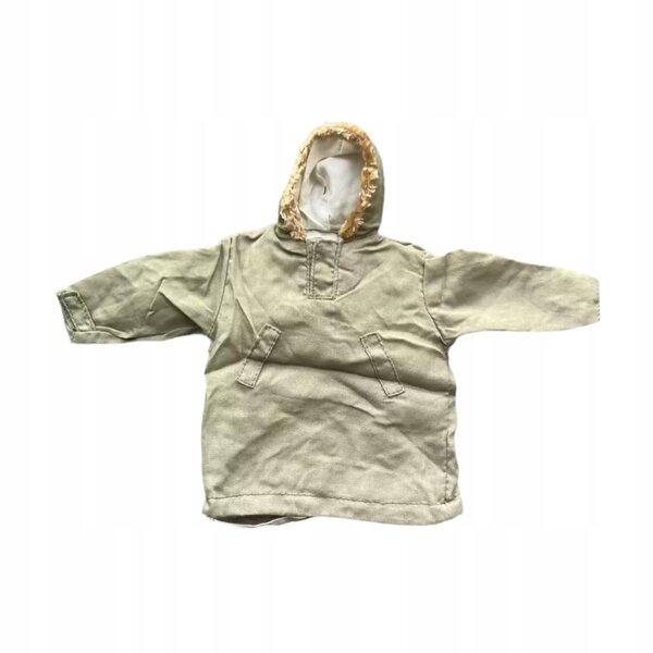 Cappotto con cappuccio 1/6 per bambole da 12'' - Completo e accessori eleganti
