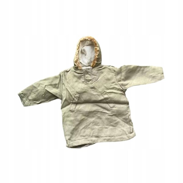 Cappotto con cappuccio 1/6 per bambole da 12'' - Completo e accessori eleganti