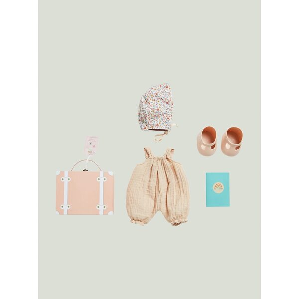 Dinkum Dolls Travel Togs Blush OLII ELLA Kleidungsset mit Koffer und Zubehör