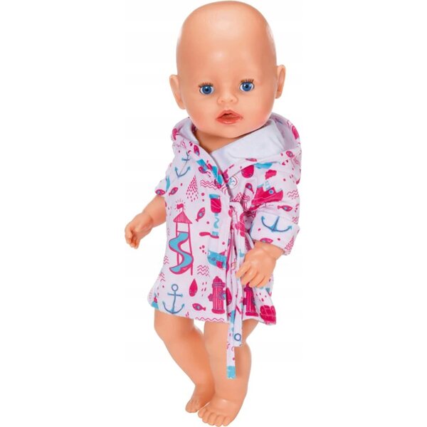 Accappatoio Baby Born 43 cm - Accappatoio morbido per bambole