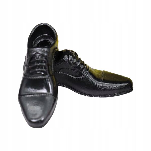 Mini scarpe maschili in scala 1:6, scarpe stringate realistiche per bambole