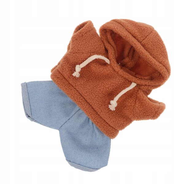Plüschpuppenkleidung: weicher und strapazierfähiger Kapuzenpullover und Jeans