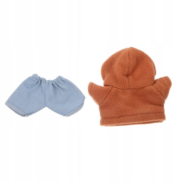 Plüschpuppenkleidung: weicher und strapazierfähiger Kapuzenpullover und Jeans