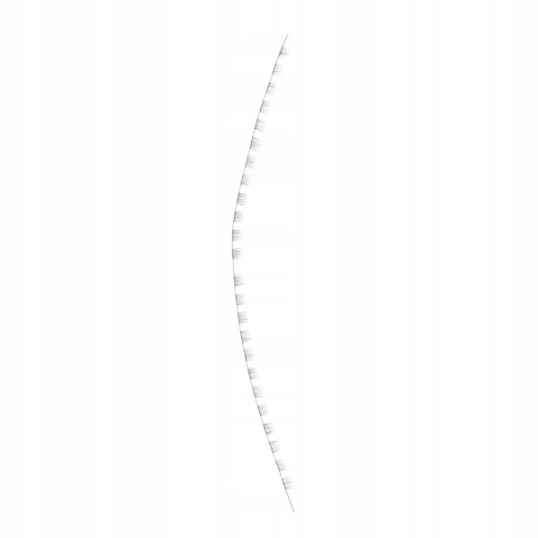 Rimessa di ciglia decorative nere per bambole per styling e personalizzazione DIY