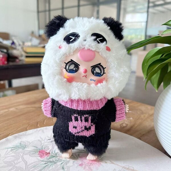 Kurzarmpullover für 20-cm-Puppe – weiches und lehrreiches Kleidungsstück