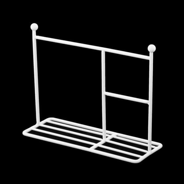 Metall-Wäscheständer für Puppenkleidung 1:6 1:8 1:12 - Weiß 15x12cm