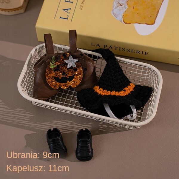 Ubranka per bambole Labubu per Halloween e Natale in tessuto elastico