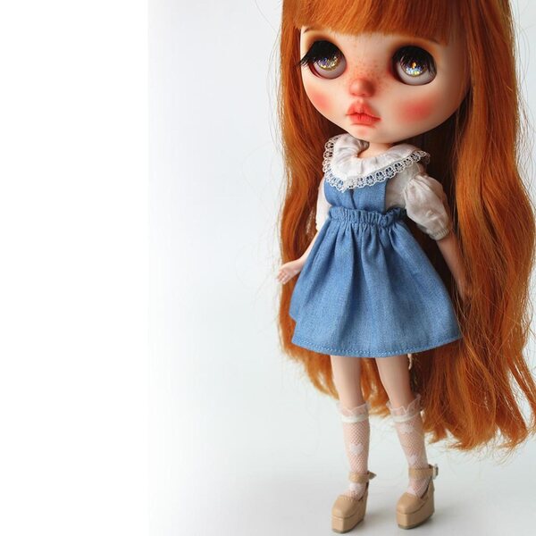 Bielizna Koronkowa und Ponczochy mit Socken für 12 Zoll Blythe Puppen