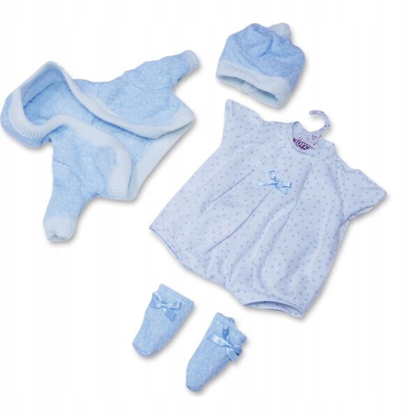 Llorens P33-295 Kleidungsset für 33 cm große Puppe in Hellblau