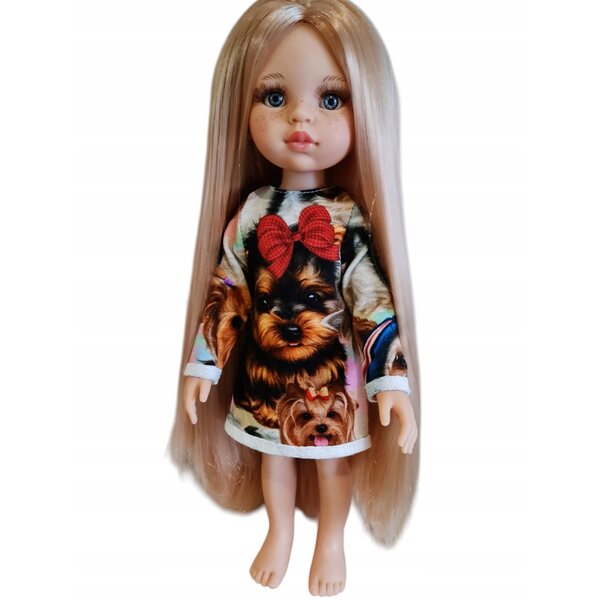 York 3 Tunikakleid für Paola Reina 32 cm Puppen – Digitales Stoffkleid