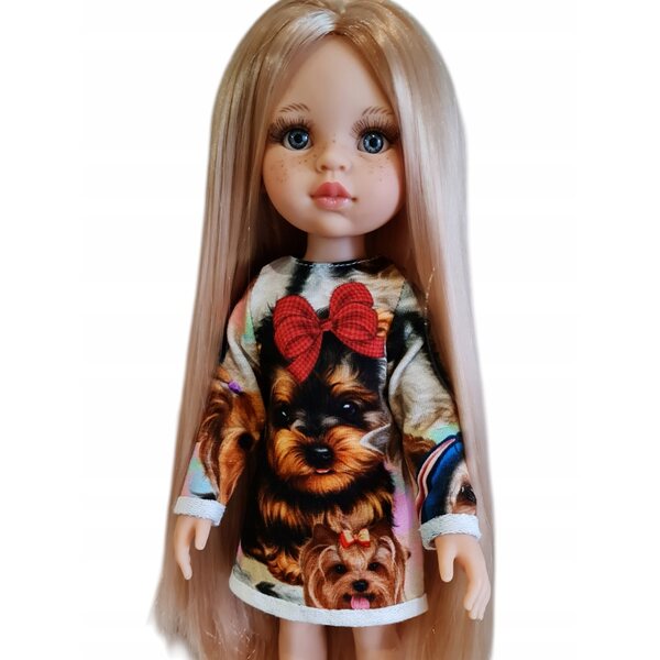 York 3 Tunikakleid für Paola Reina 32 cm Puppen – Digitales Stoffkleid