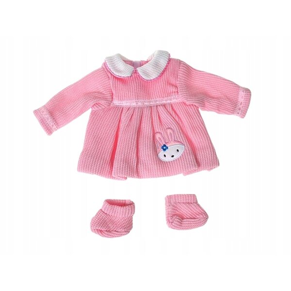 Kleid für 45-cm-Puppe mit Kleiderbügel – exklusives Kleid aus CE-zertifiziertem Stoff