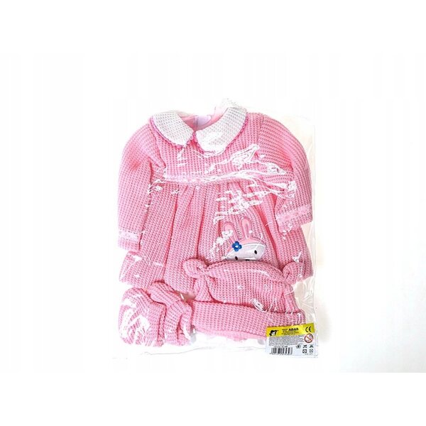 Kleid für 45-cm-Puppe mit Kleiderbügel – exklusives Kleid aus CE-zertifiziertem Stoff