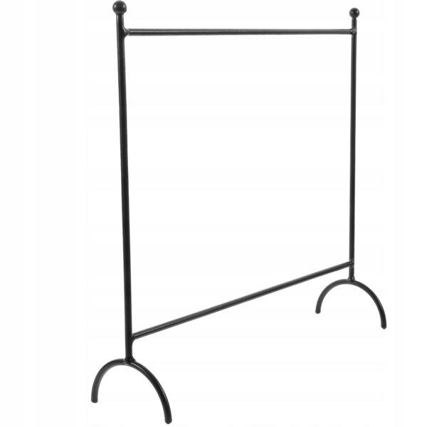 Schwarze Wäscheleine aus Metall für Puppen, Maße 24,5 x 24 x 17,3 cm