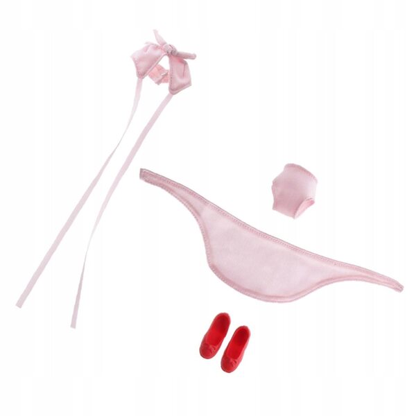 7-teiliges Bikini-Badeanzug-Set für 1/6 Blythe-Puppen, Rosa