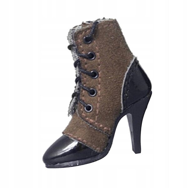 Botine mit High Heels für 12" Puppen im Maßstab 1:6 - Damenmode-Accessoires