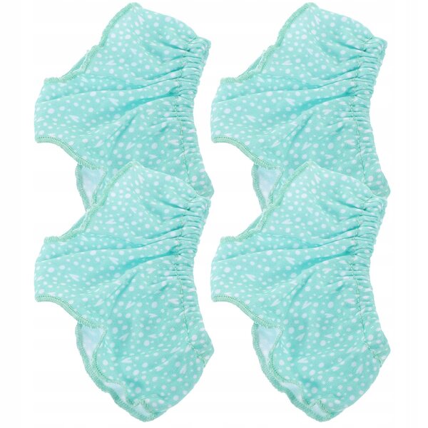 Set 4 Majtki per Bambole Riutilizzabili in Tessuto Blu per Abbigliamento Bambole