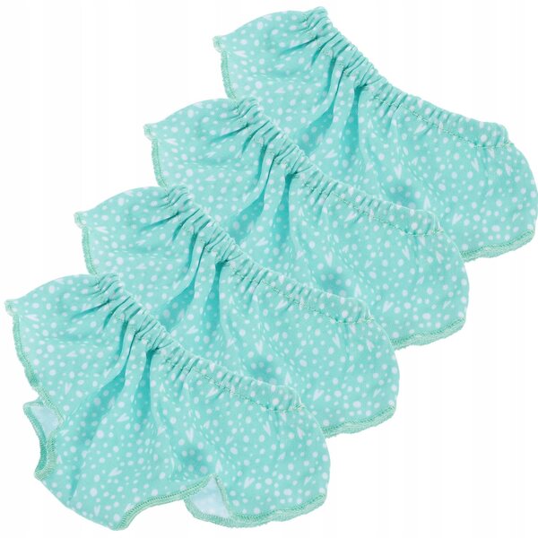 Set 4 Majtki per Bambole Riutilizzabili in Tessuto Blu per Abbigliamento Bambole