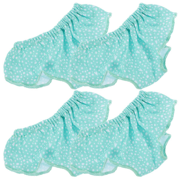 Set 4 Majtki per Bambole Riutilizzabili in Tessuto Blu per Abbigliamento Bambole