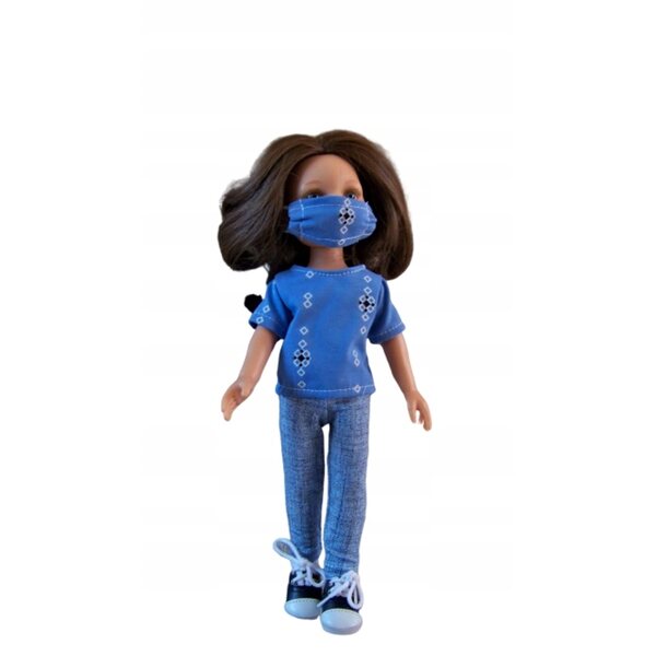 Kleidungsset für Puppen 32–34 cm, bestehend aus T-Shirt und Hose – polnisches Produkt