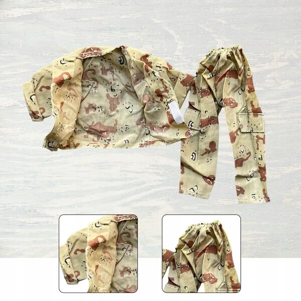 1/6 Puppenuniform-Set mit Hemd und Hose – handgefertigte Herrenbekleidung