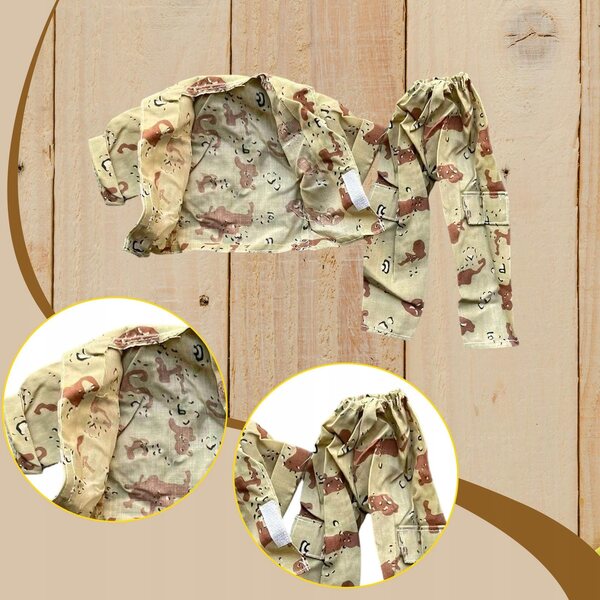1/6 Puppenuniform-Set mit Hemd und Hose – handgefertigte Herrenbekleidung
