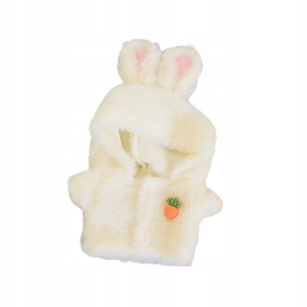 Cappotto con cappuccio per bambole da 20 cm: un completo in tessuto colorato, fatto a mano