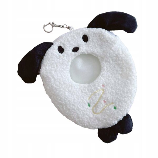 Vestiti in peluche per bambole con costume cane bianco per accessori e foto